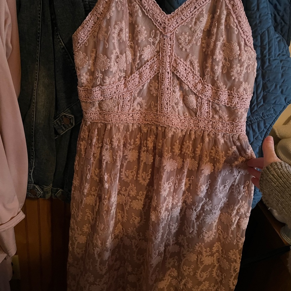 Alter’d State Blush Lace Dress